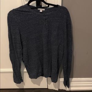 Standard Fit James Perse pocket long sleeve